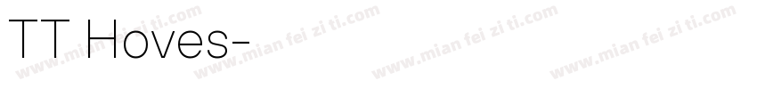 TT Hoves字体转换